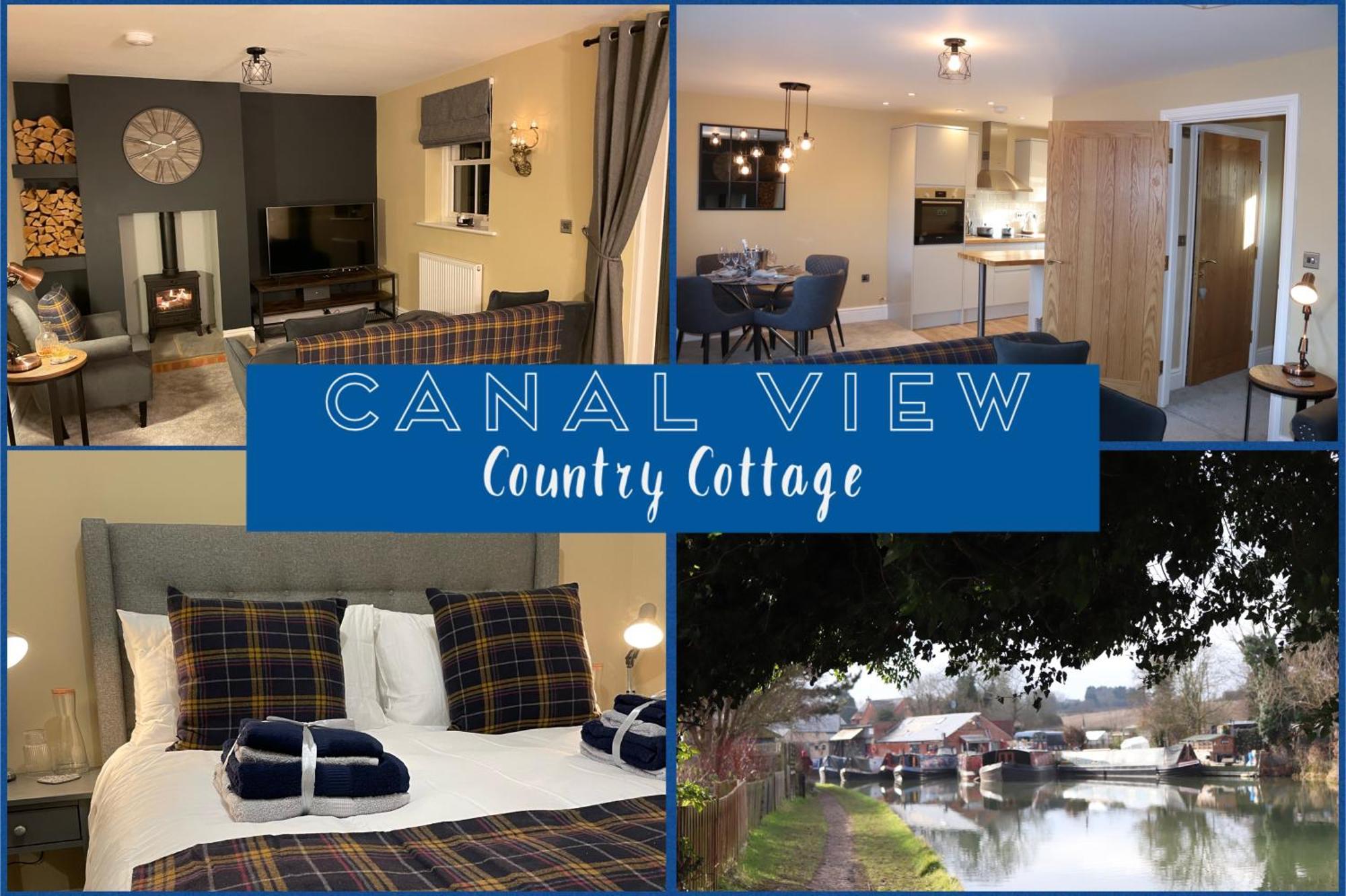 Canal View Cottage With Log Fire & Parking Blisworth Екстер'єр фото